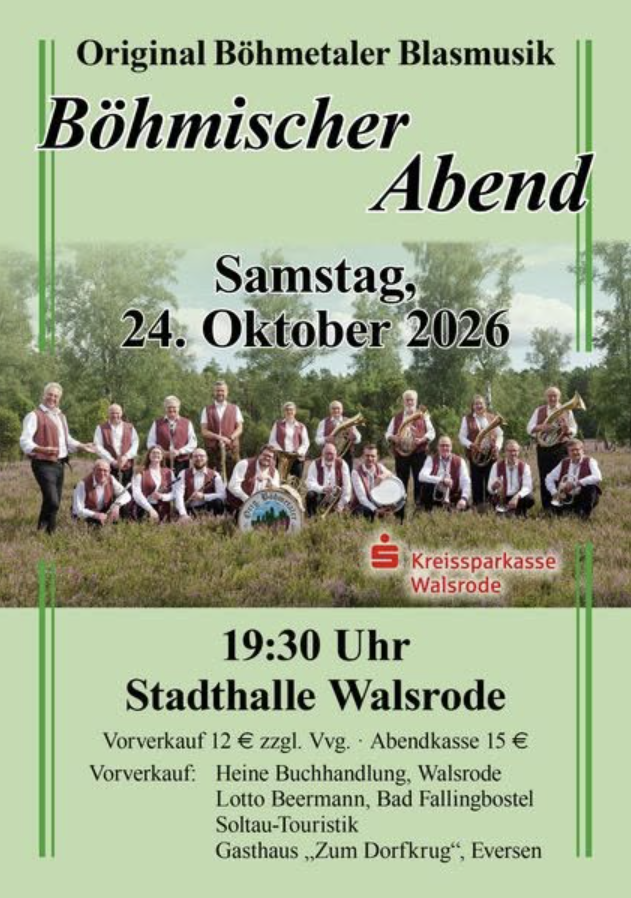 Böhmischer Abend – Original Böhmetaler Blasmusik